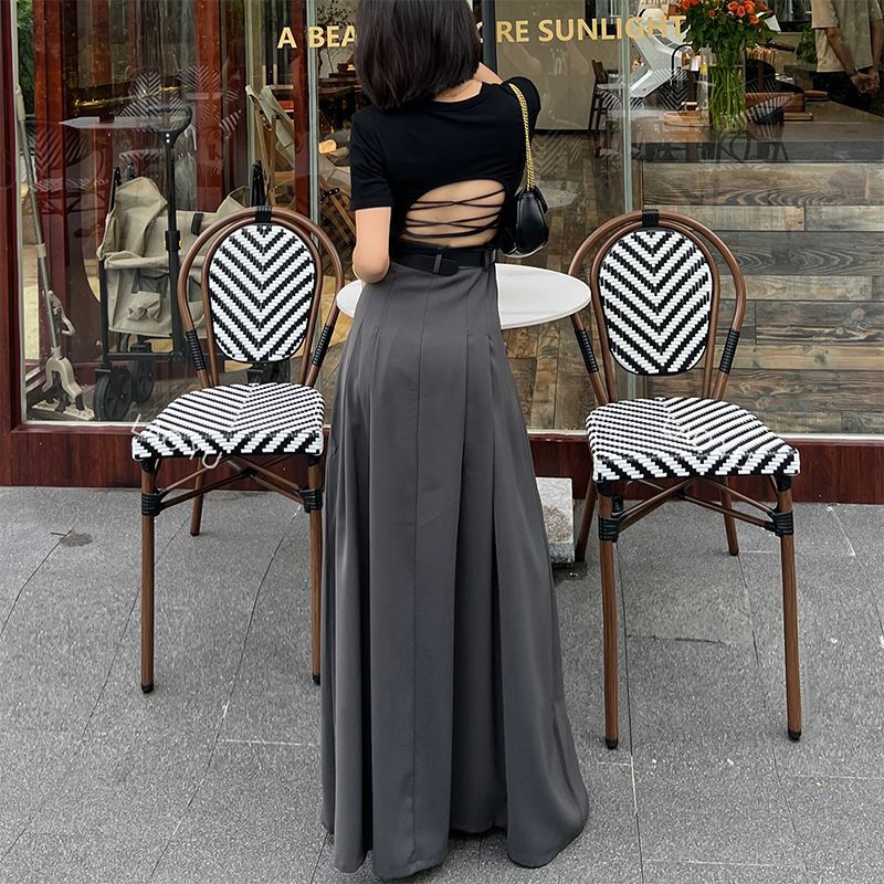 Robe Maxi Élegante pour Femmes avec Dos Ouvert Chic & Stil