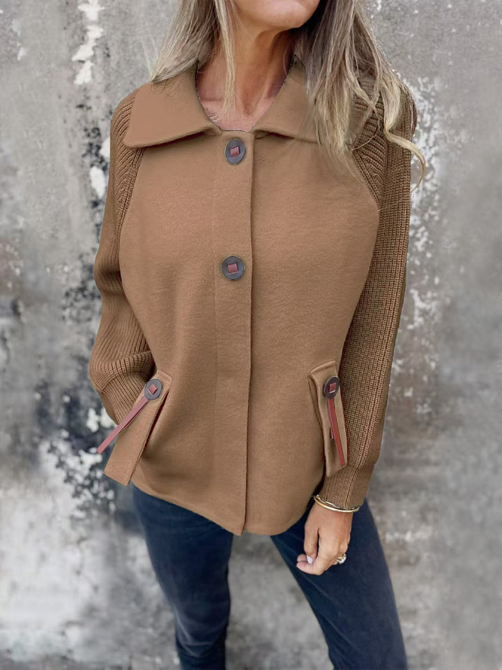Women’s leisure jacket with structured design and practical pockets Lune London