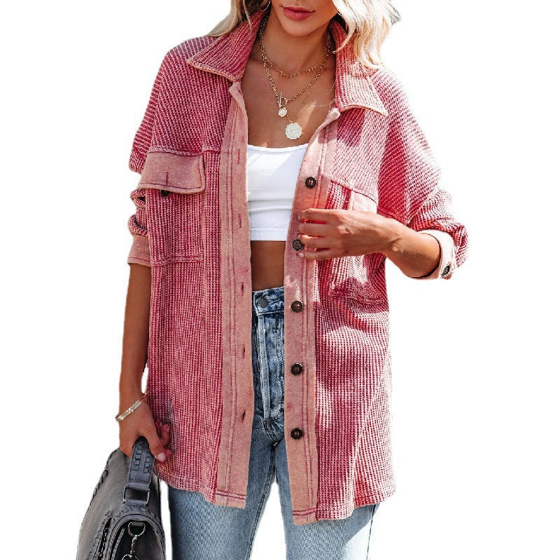Casual overshirt jacket for women with a structured design and practical pockets Lune London