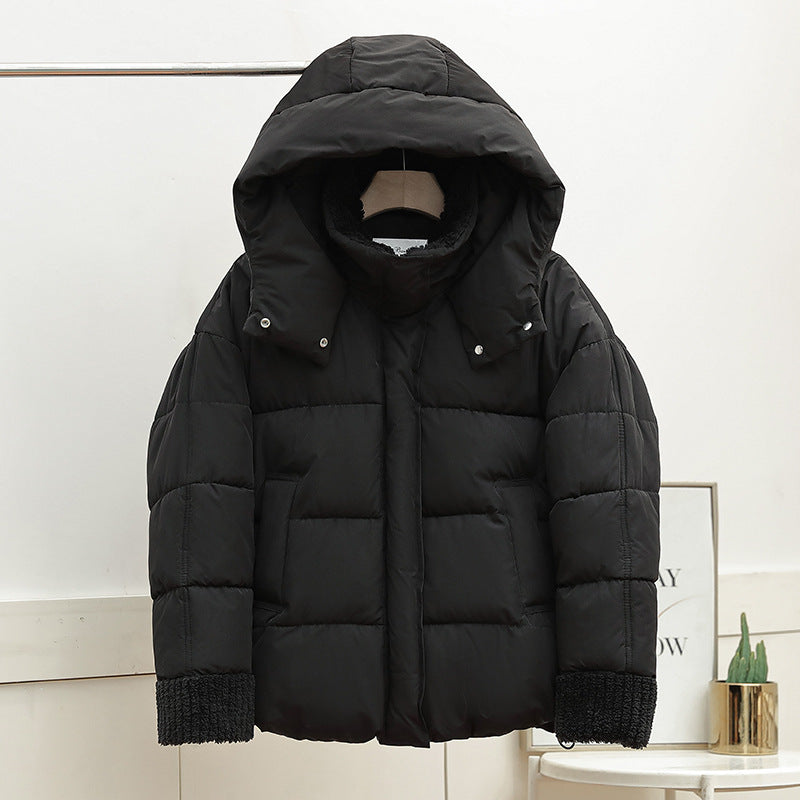 Quilted leisure jacket for women with high collar and trendy knit details Lune London