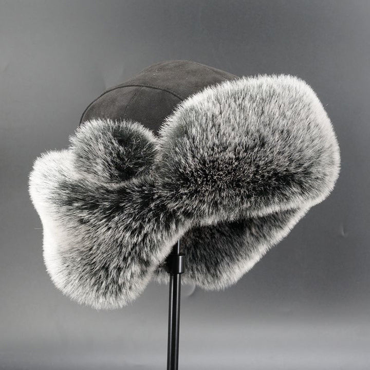 Women's warm faux fur hat with ear protection Lune London