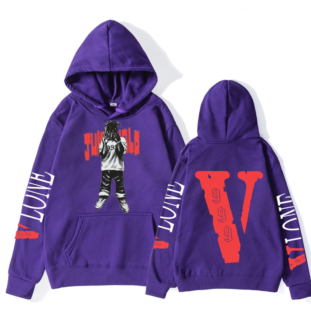 Women's hooded sweatshirt with artistic print and comfortable fit Lune London