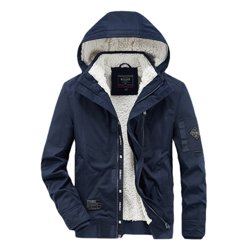 Technical transition jacket for men with warm inner lining Lune London