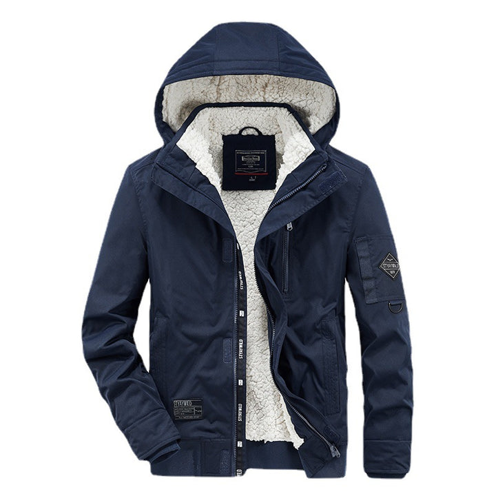 Technical transition jacket for men with warm inner lining Lune London