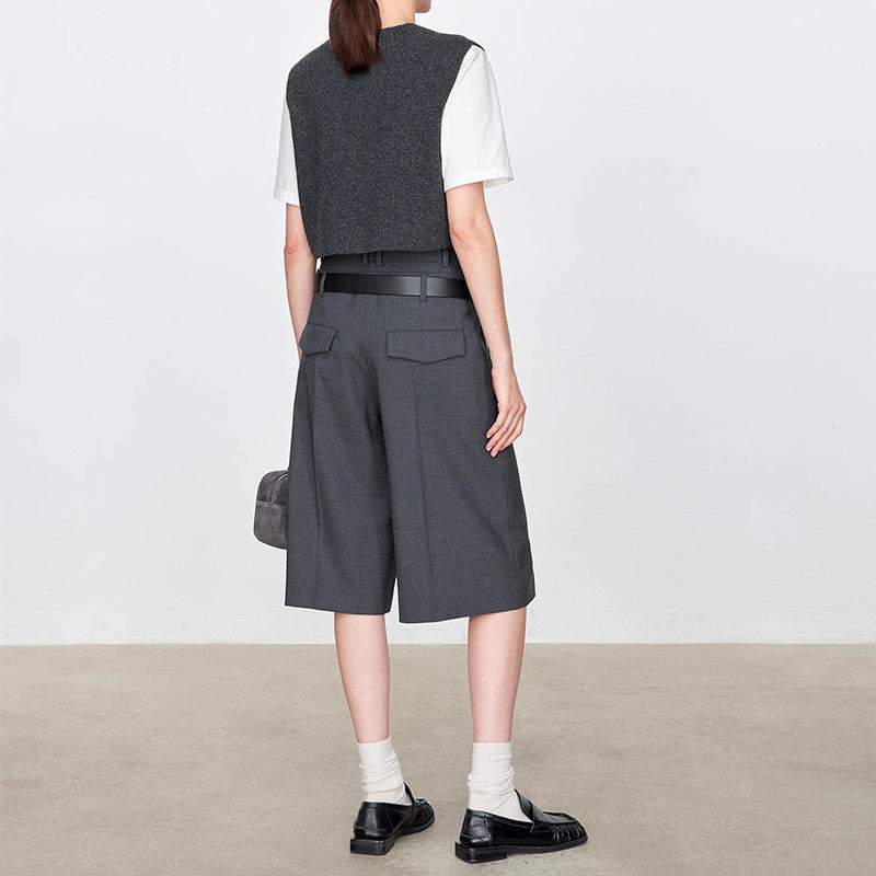 Veste courte féminine à la mode et décontractée avec coupe ample Chic & Stil