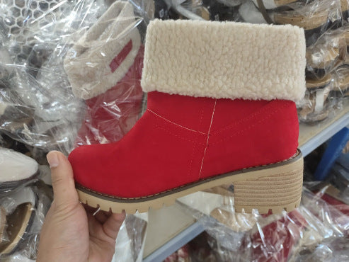 Women's boots with lined shaft and non-slip sole Lune London
