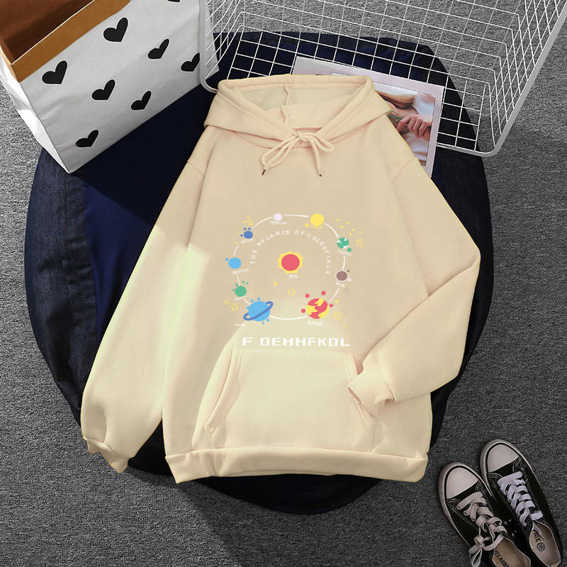 Women's hoodie with unique space motif Chic & Stil