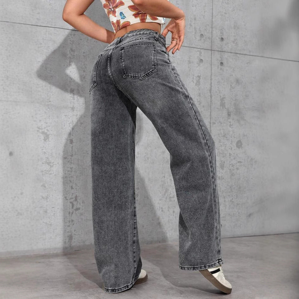 Women Loose Jeans In Casual Cut with Modern Vintage Look Lune London