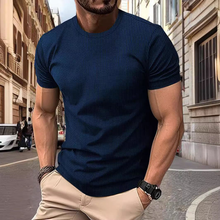 Men Basic Top with Short Sleeves Fitness Lune London