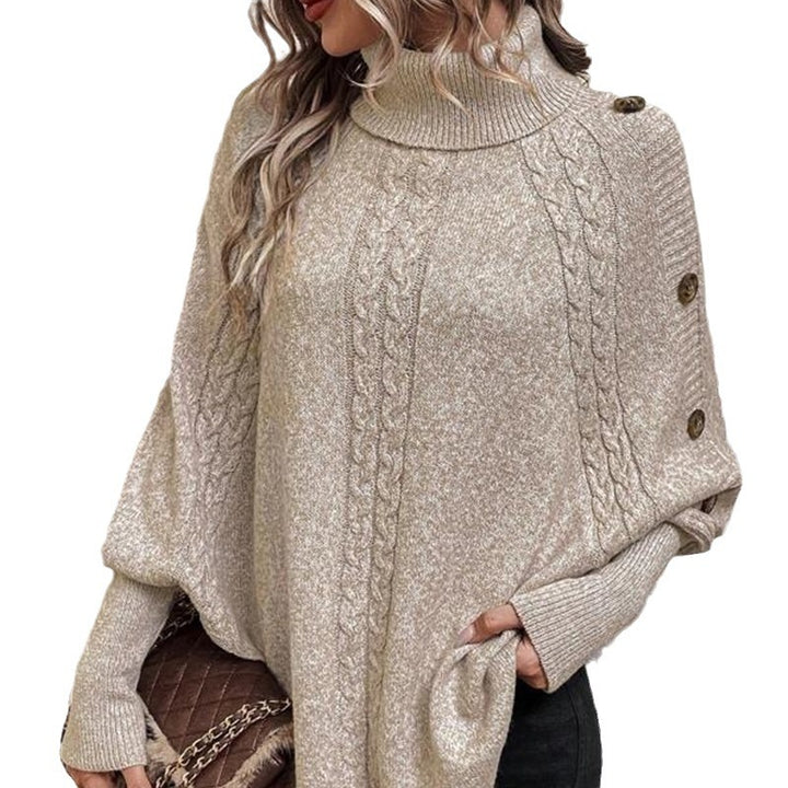 Knitted sweater for women with elegant button details and a relaxed fit Lune London