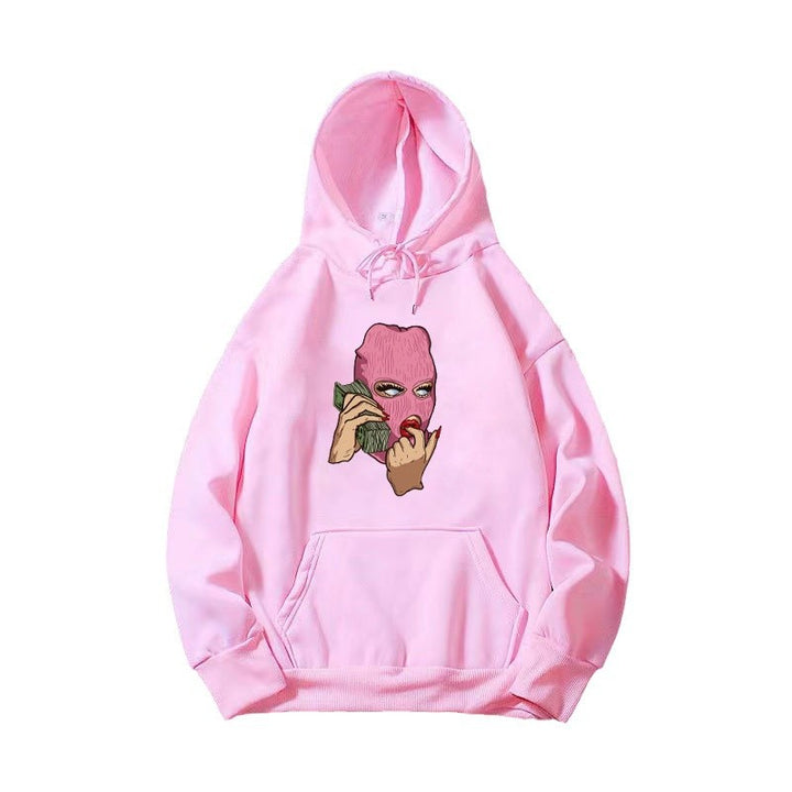 Ladies hoodie with artistic graphic design Chic & Stil