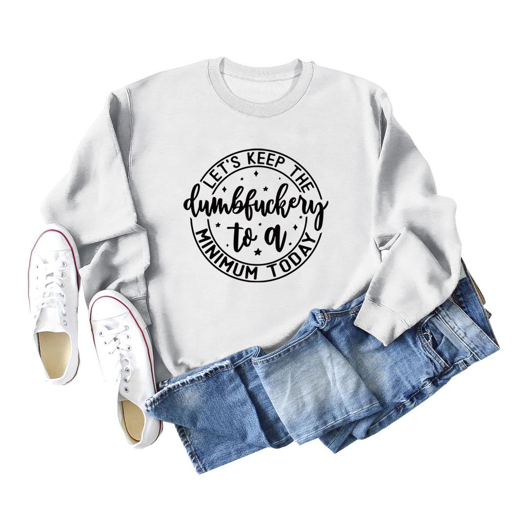 Sweat-shirt graphique pour femmes avec impression motivante Chic & Stil