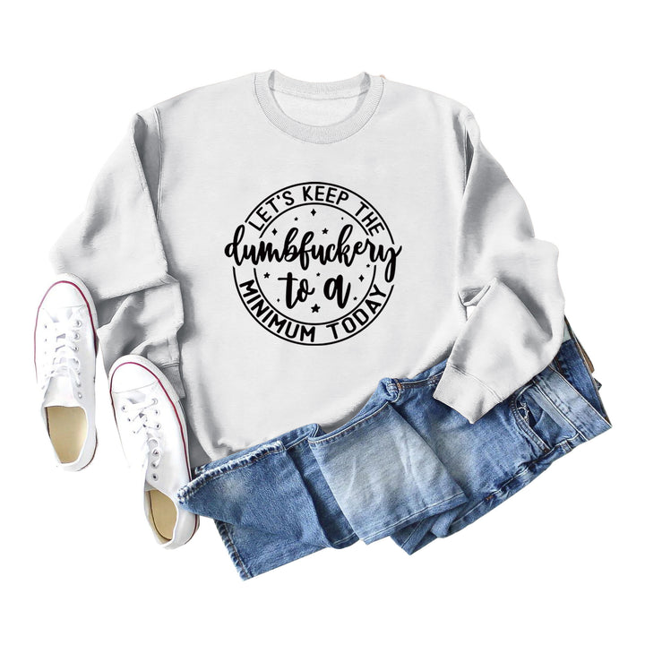 Sweat-shirt graphique pour femmes avec impression motivante Chic & Stil
