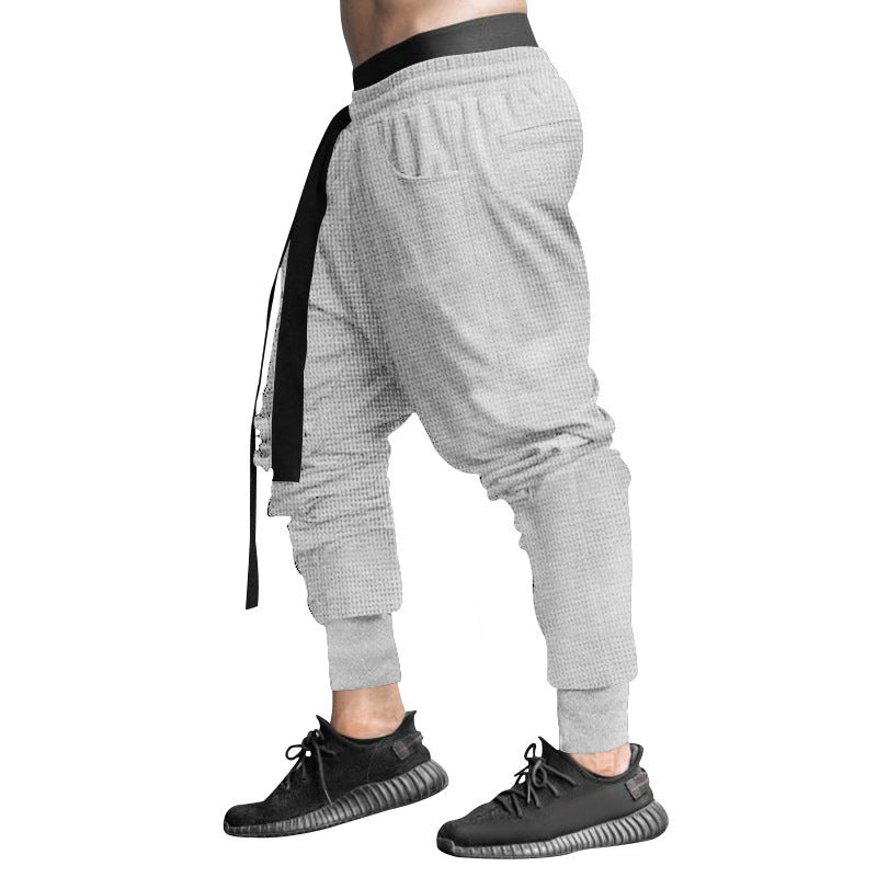 Fashionable men's sweatpants with innovative drawstring and side pockets Lune London