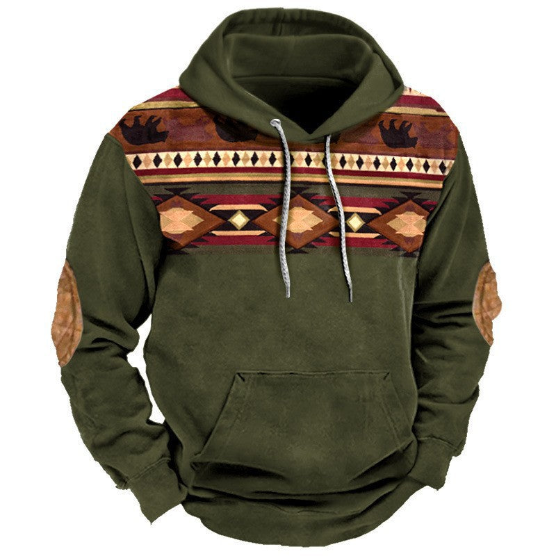 Men's hoodie with western and cowboy design Lune London