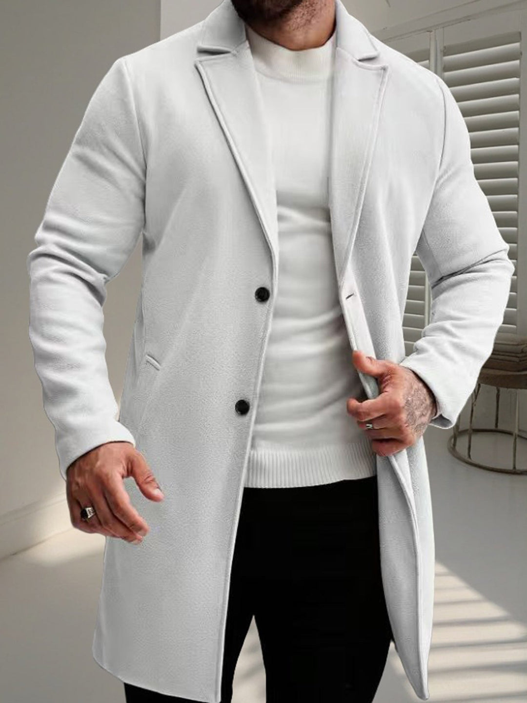 Lune London | Men's Elegant Wool Coat