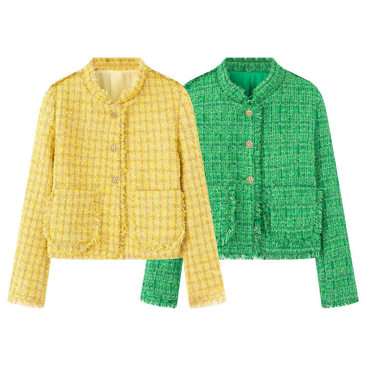 Veste en tweed élégante pour femmes Chic & Stil