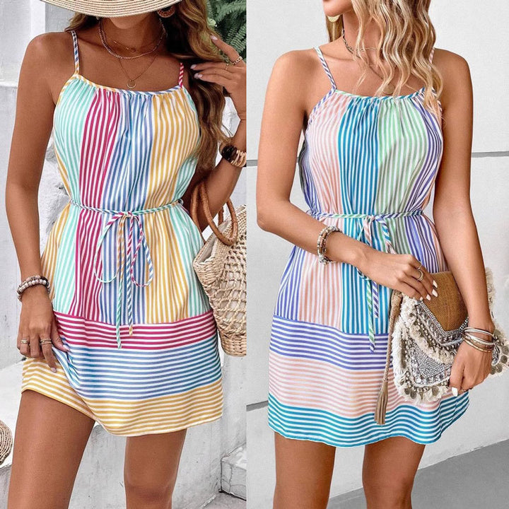 Casual striped summer dress for women Lune London