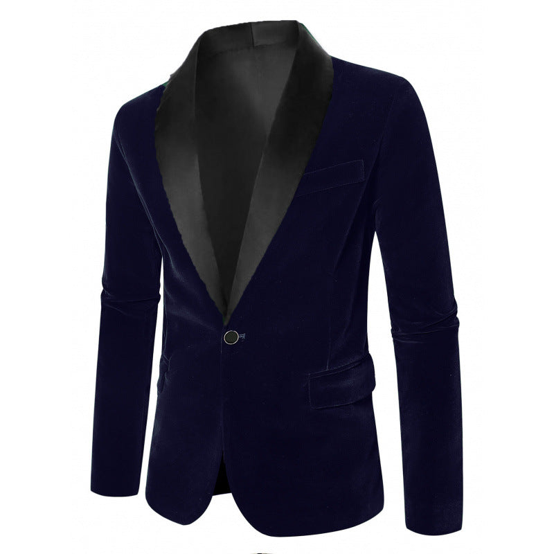 Velvet jacket for men with elegant lapels Lune London