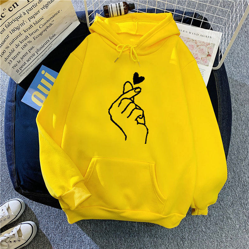 Women’s hoodie with creative hand graphic Chic & Stil