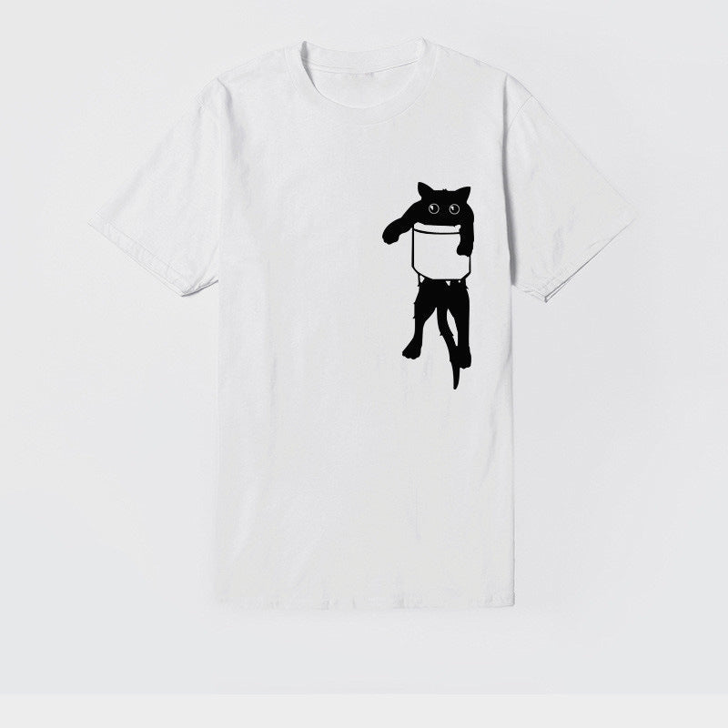 T-shirt pour femmes avec motif animal créatif et coupe décontractée Chic & Stil