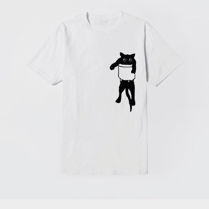 T-shirt pour femmes avec motif animal créatif et coupe décontractée Chic & Stil