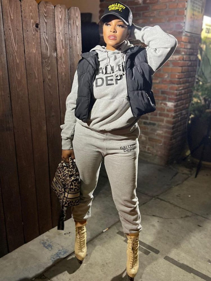 Women's combined sports set with hoodie and jogger pants Lune London