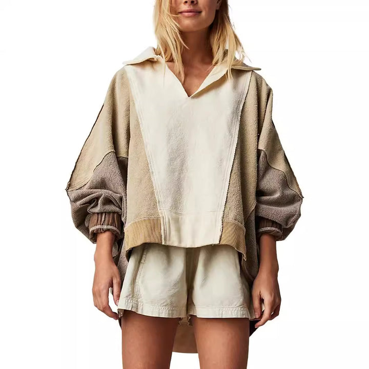 Oversized relaxed sweater for women with graphic design Lune London