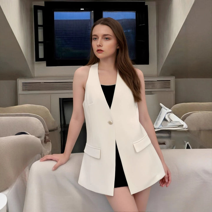 Elegant sleeveless jacket for women Lune London