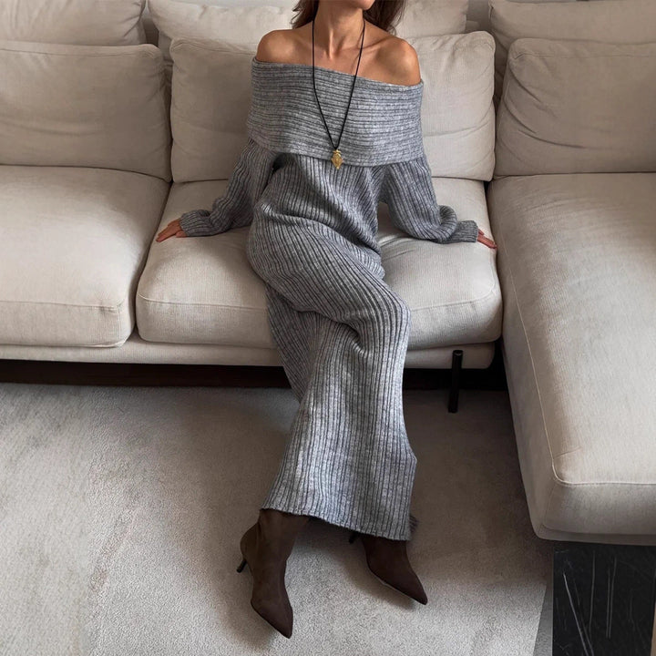 Ladies Longer and Elegant Knitted Sweater Lune London