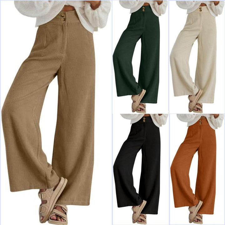 Wide corduroy pants for women Lune London