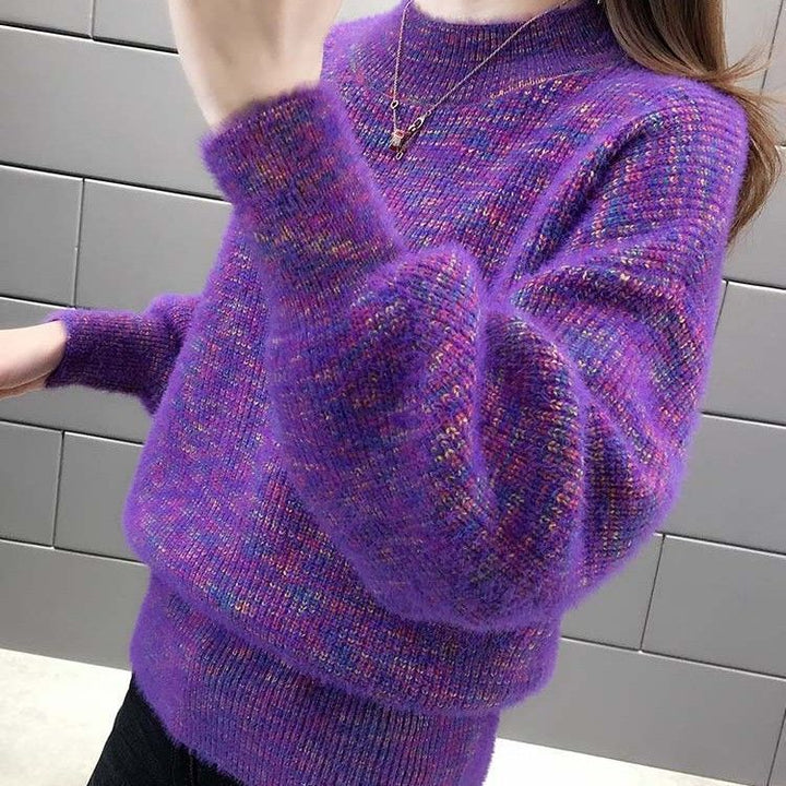 Pull en maille confortable pour femmes avec dégradé coloré Chic & Stil