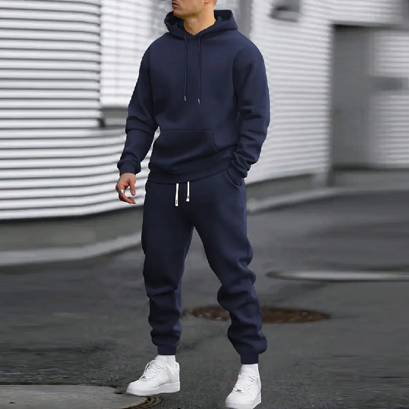 Men's Hooded Sports Tracksuit with Practical Pockets Lune London