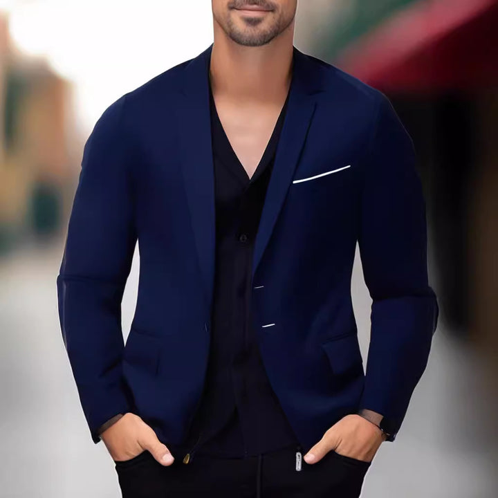 Elegant and stylish blazer for men with contrasting lapels Lune London