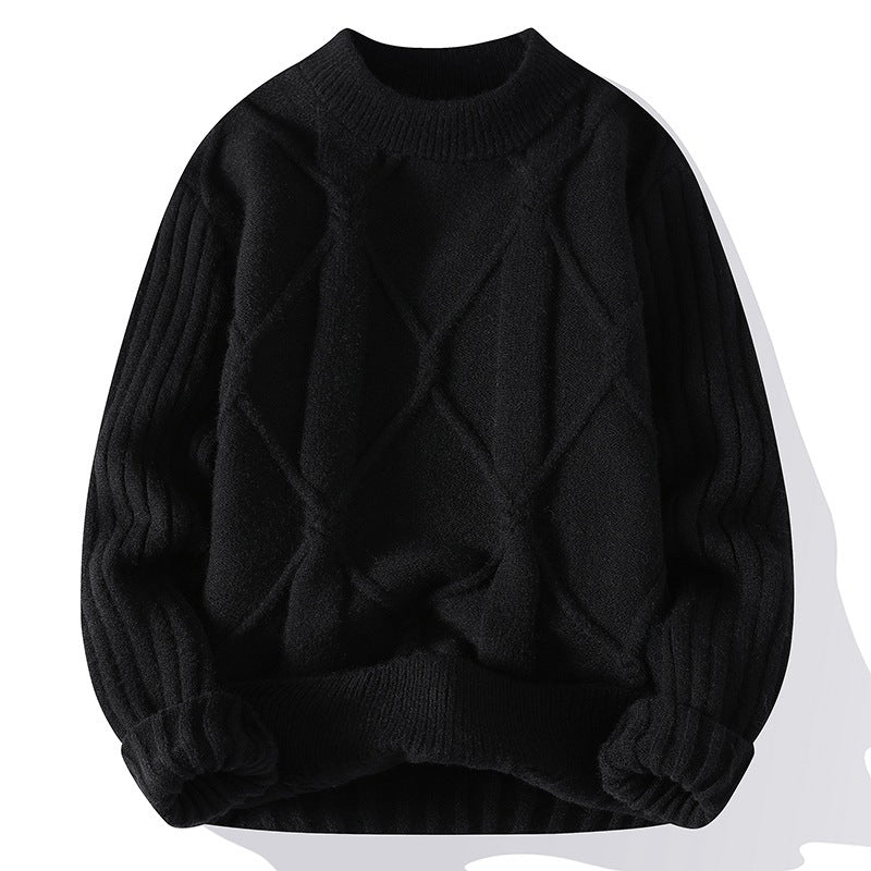 Ladies elegant knit sweater with high-quality twisted pattern and trendy fit Lune London