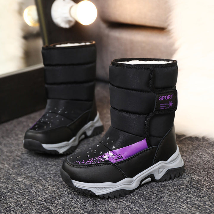 Women's waterproof winter boots with non-slip sole and insulating lining Lune London