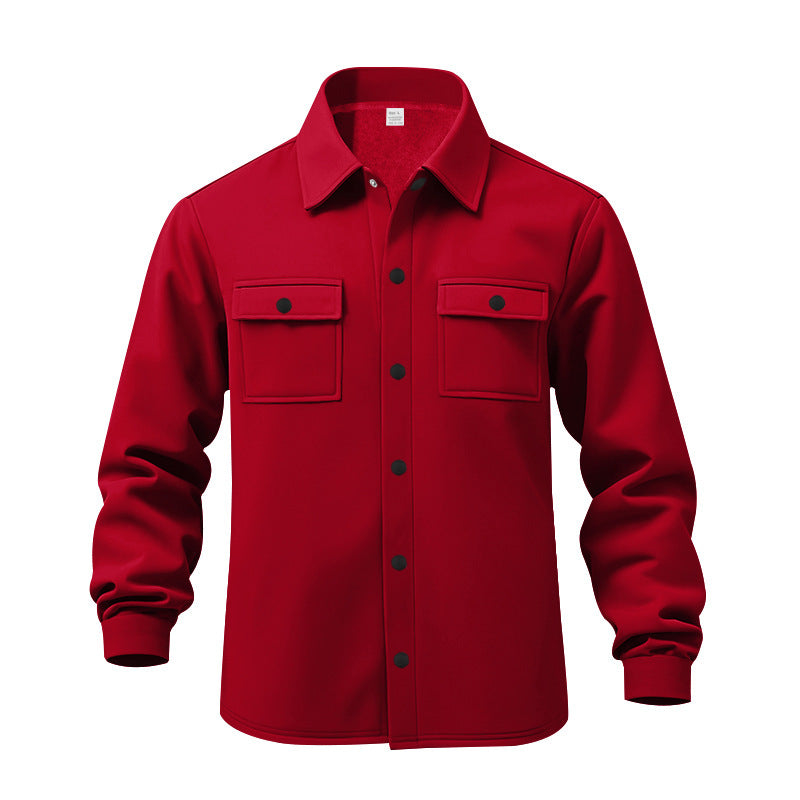 Trendy flannel jacket for men with practical pockets Lune London