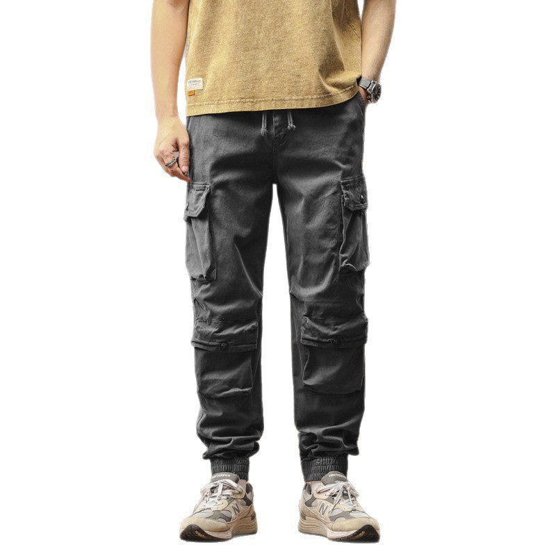 Pantalon cargo confortable pour hommes avec poignets élastiques Lune London