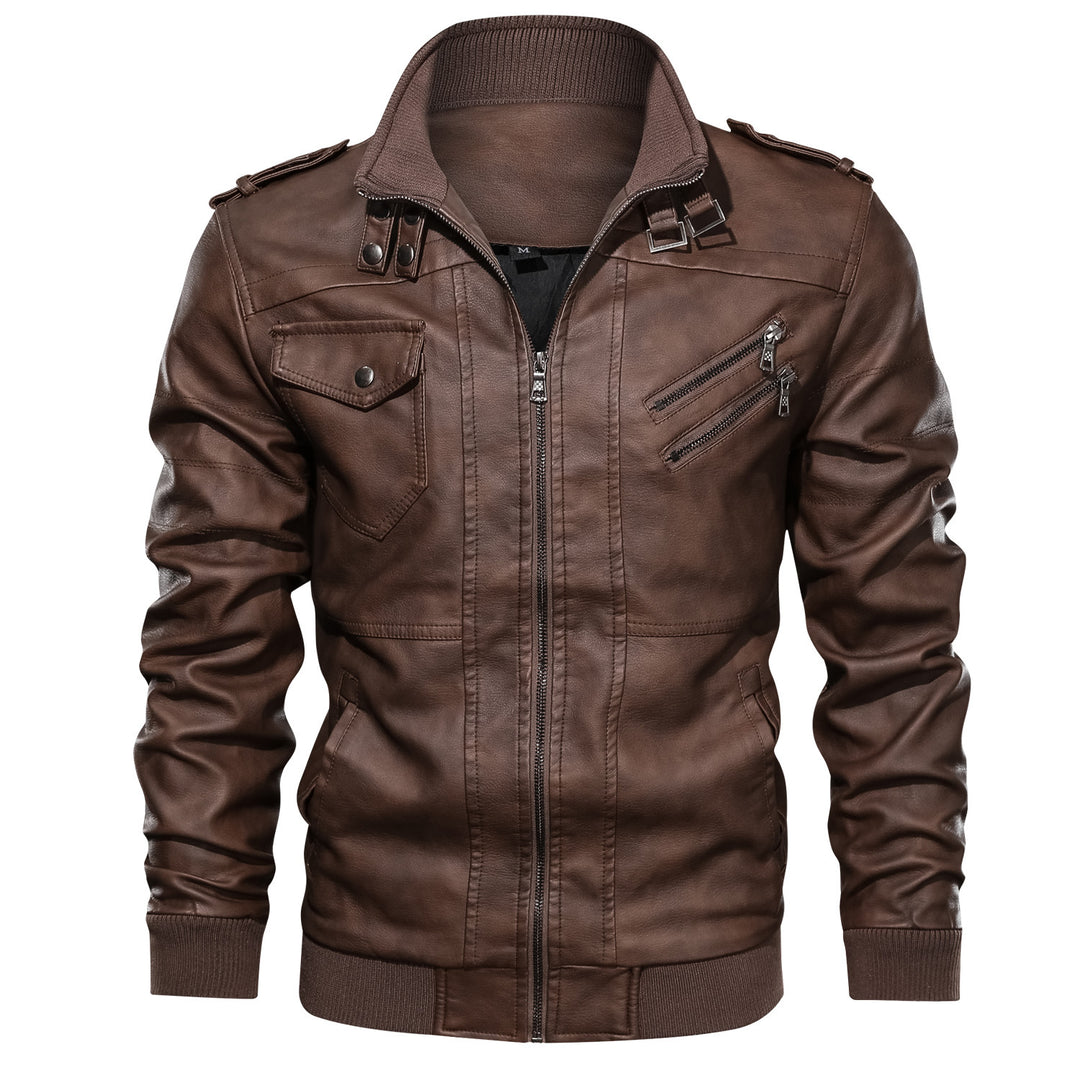 Lune London Faux Leather Jacket for Men