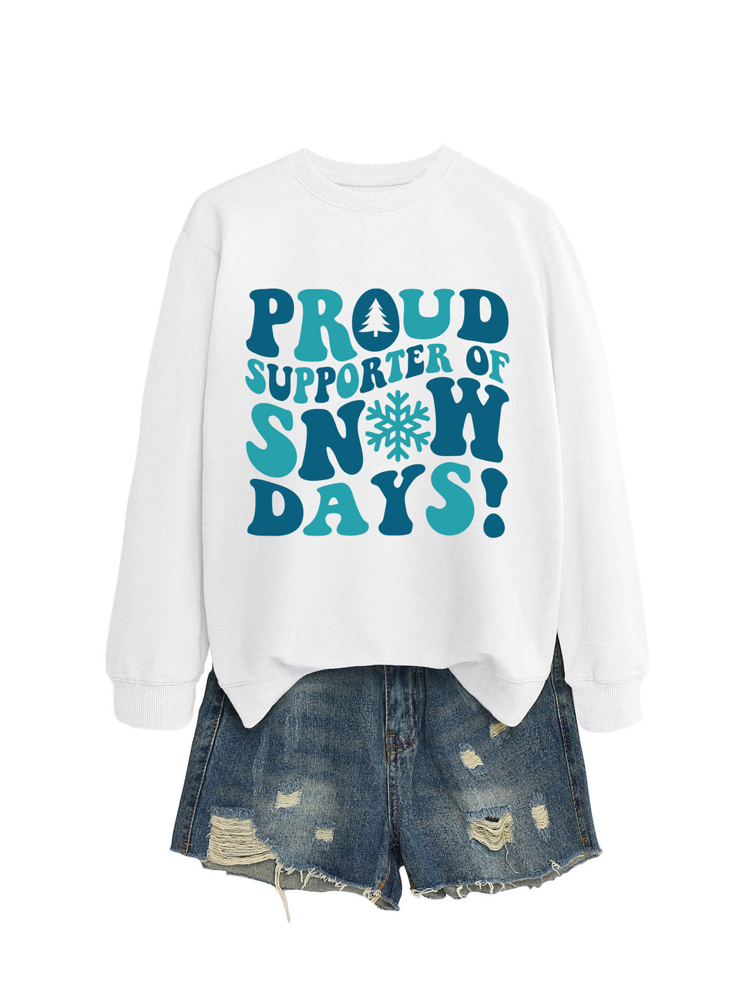 Sweatshirt femme avec imprimé créatif et coupe décontractée Chic & Stil