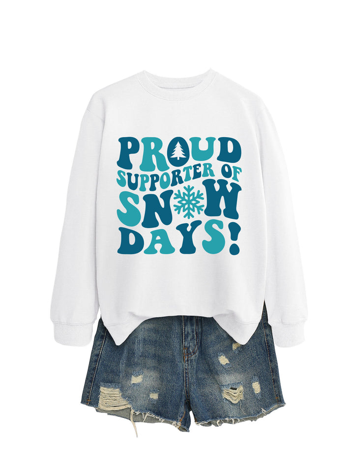 Sweatshirt femme avec imprimé créatif et coupe décontractée Chic & Stil