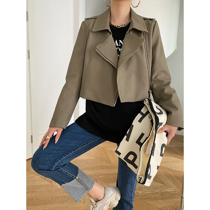 Ladies short jacket in biker style Chic & Stil