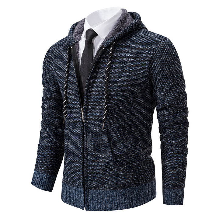 Stylish hooded jacket for men with soft inner lining and elegant accents Lune London