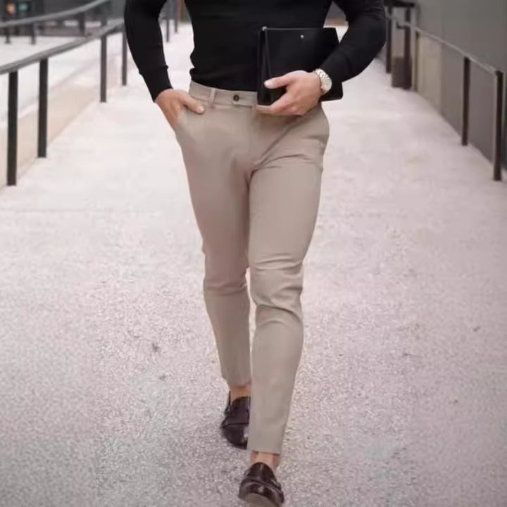 Men's Elegant and Chic Slim Fit Chino Pants Lune London
