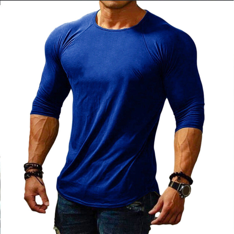 Fitted long sleeve t-shirt for men with elastic wearing comfort Lune London