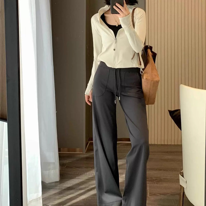 Pantalons décontractés larges élégants pour femmes Chic & Stil