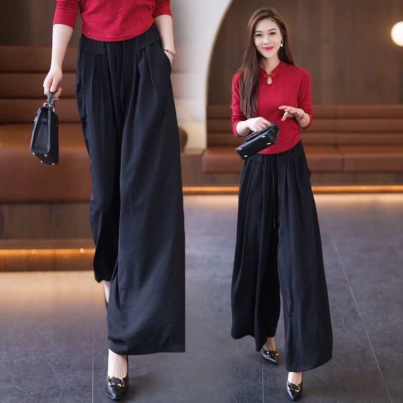 Pantalons larges élégants et fluides pour femmes Chic & Stil