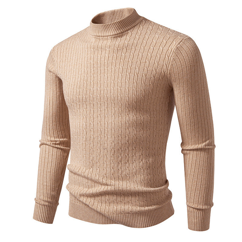 Lune London textured surface turtleneck sweater for men