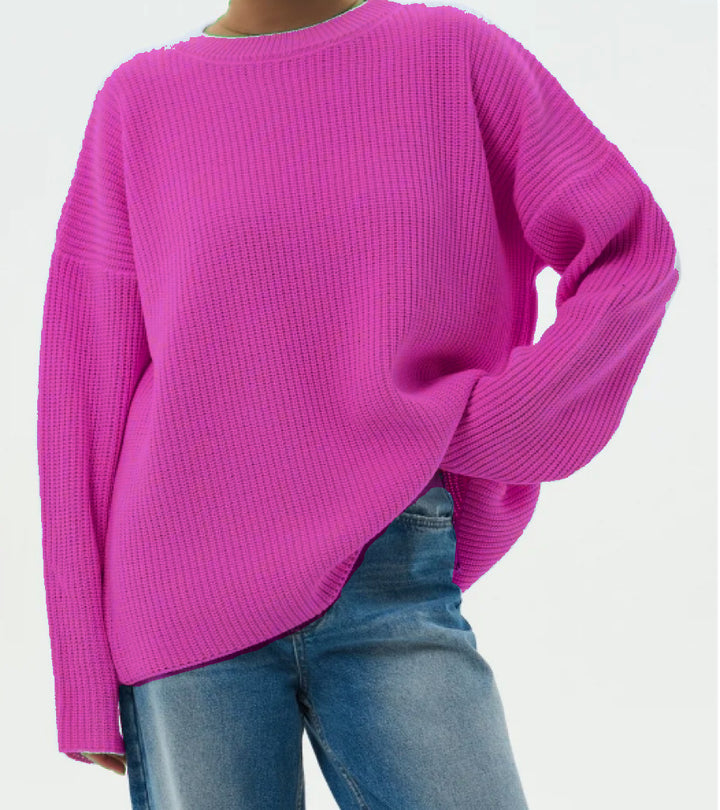Women’s casual chunky knit sweater with wide sleeves and a modern cut Lune London