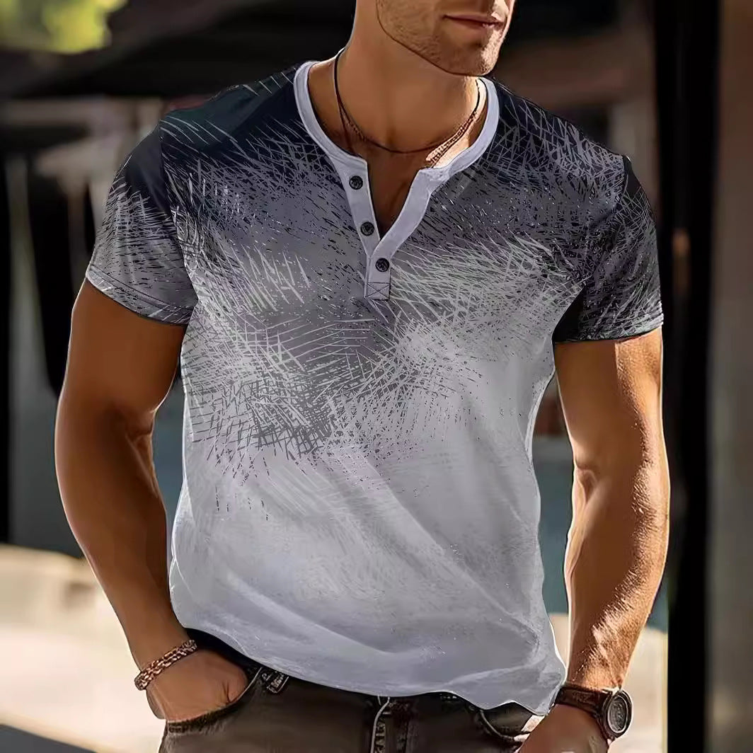 Lune London Structured Henley T-shirt for Men